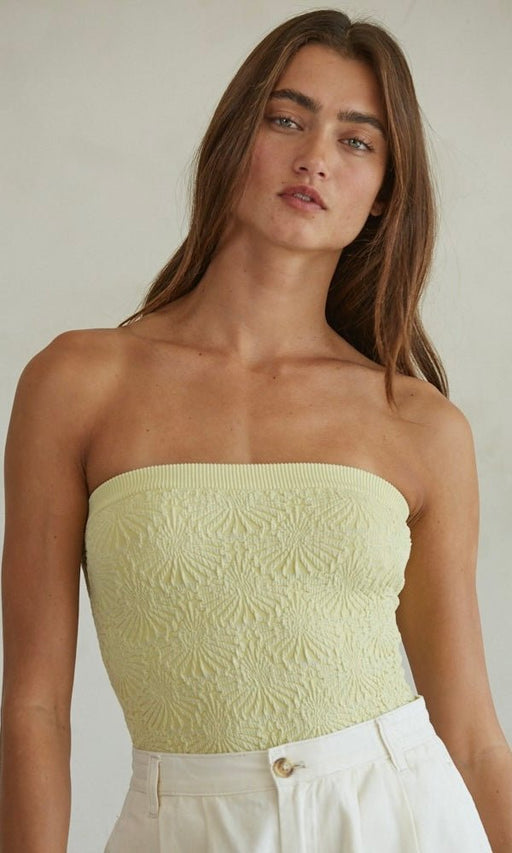 ZOE TUBE TOP | BANANA - Shop Luna London