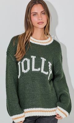 JOLLY CHRISTMAS SWEATER