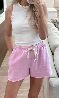 COLBY LOUNGE SHORT | BABY PINK