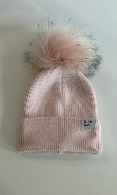 LITTLE LUNA BABY TOQUE | BALLET PINK