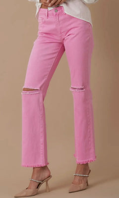 LIFE OF THE PARTY JEANS | BUBBLEGUM PINK