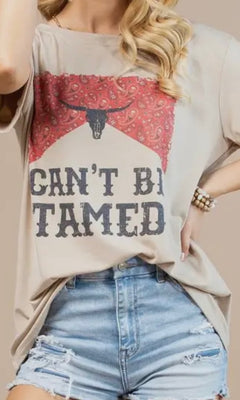 CAN'T BE TAMED TEE
