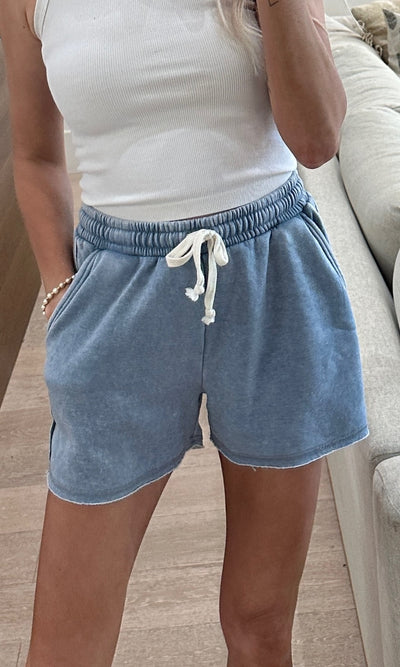 COLBY LOUNGE SHORT | WASHED BLUE