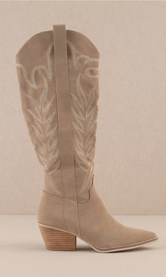 SIERRA EMBROIDERED WESTERN TALL BOOT