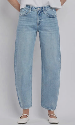 STEVIE HIGH RISE BARREL JEAN