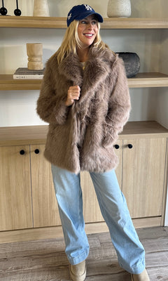 SAMANTHA FAUX FUR COAT