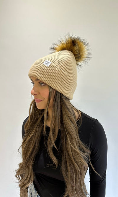 LUNA WOMENS TOQUE | BROWN SUGAR - Shop Luna London