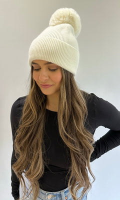 LUNA WOMENS TOQUE | SNOWY WHITE - Shop Luna London