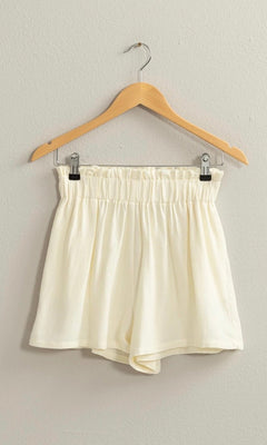 MAYA LINEN SHORTS | CREAM - Shop Luna London