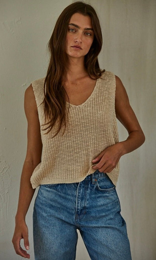 STELLA KNIT SWEATER V - NECK - Shop Luna London