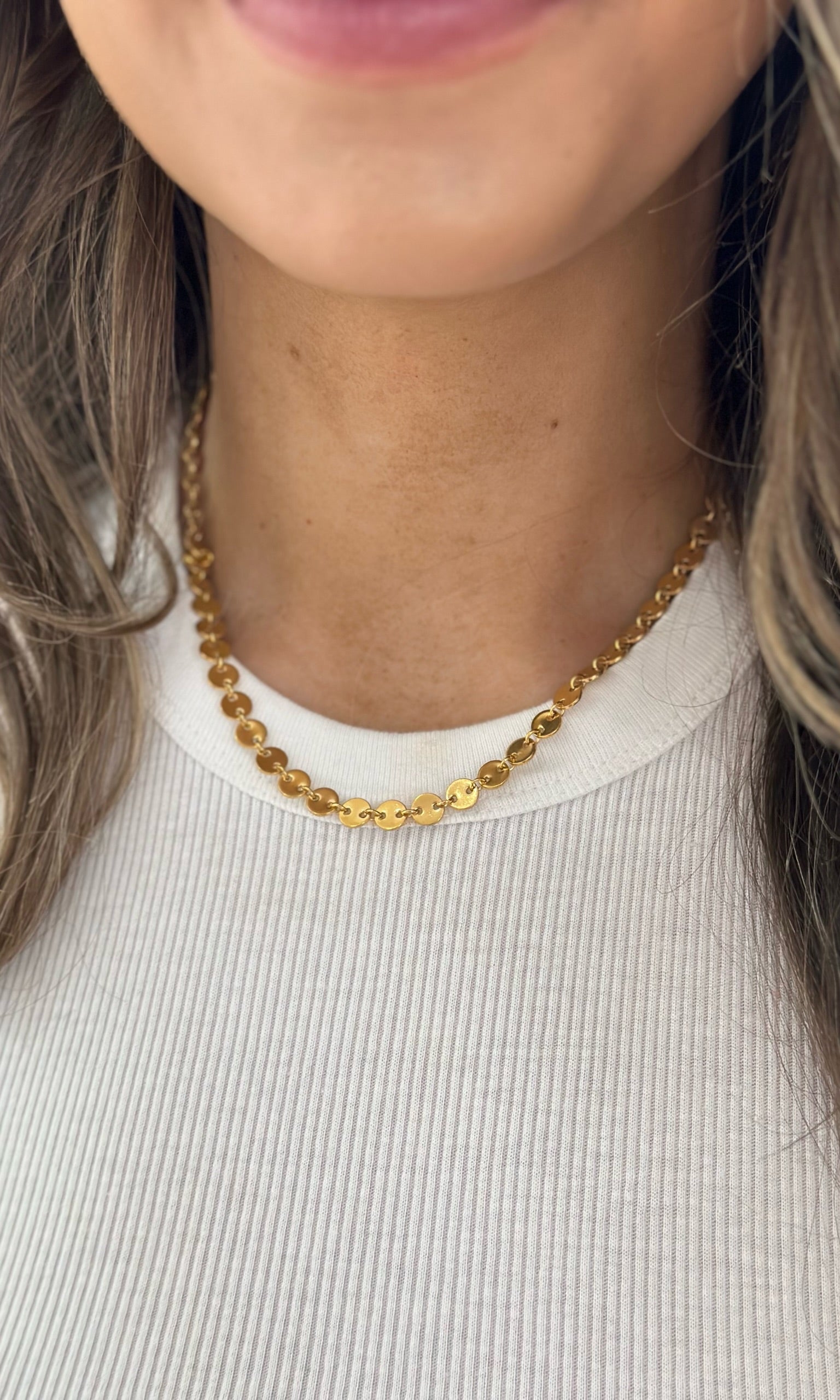 OASIS GOLD PLATED NECKLACE